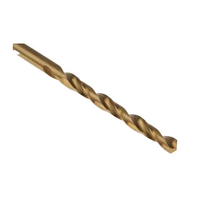RS PRO High-Speed Steel (HSS) Titanium Nitride Coated Jobber Drill Bit 3.4mm Diameter 70mm Overall Length 10 Pieces 213-742