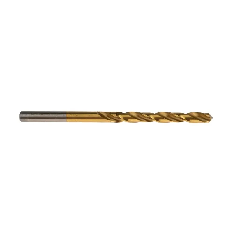 RS PRO High Speed Steel Titanium Nitride Coated Jobber Drill Bit 4.6mm Diameter, 80mm Overall Length, 10 Pieces 213-786