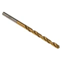 RS PRO High-Speed Steel (HSS) Tin Coated Jobber Drill Bit Set, 3.9 mm Shank Size, 75 mm Overall Length, 10 Pieces 213-837