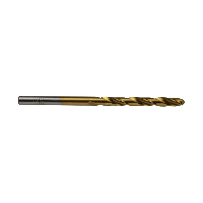 RS PRO High Speed Steel Jobber Drill Bit 75mm Overall Length Titanium Nitride Coated 4.2mm Shank Diameter 10 Pieces 213-809