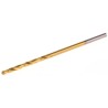 RS PRO High-Speed Steel (HSS) Helical Drill Bit, 1.5 mm Size, Cylindrical Shank, Tin Coated, 118° Point Angle, 40 mm 213-871
