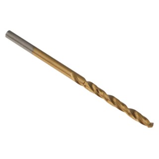 RS PRO HSS Spiral 2.6mm Drill Bit Tin Coated 57mm Overall Length 30mm Drilling Length 10 Pieces 213-843