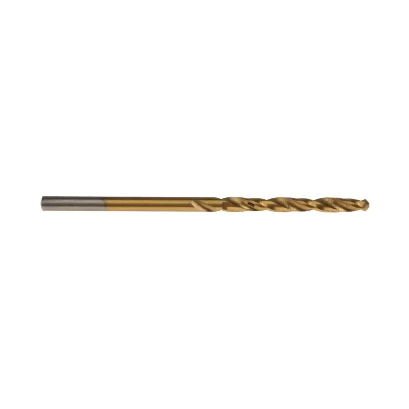 RS PRO HSS Spiral 2.6mm Drill Bit Tin Coated 57mm Overall Length 30mm Drilling Length 10 Pieces 213-843