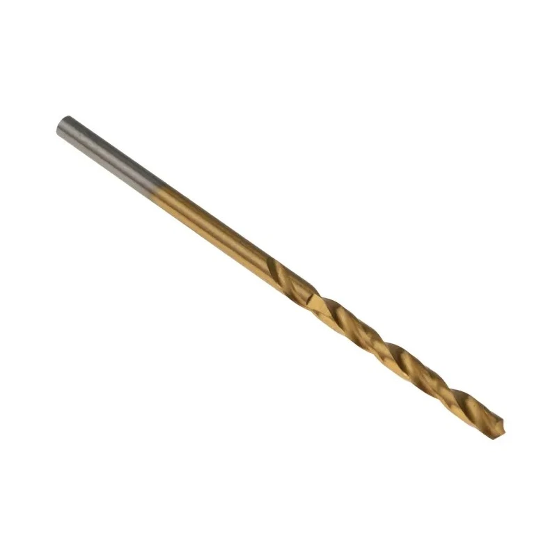 RS PRO HSS Titanium Nitride Coated Jobber Drill Bit 2.4mm Diameter, 57mm Overall Length, 30mm Drilling Length 213-938