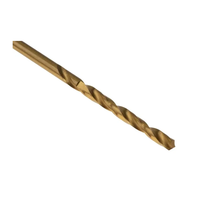 RS PRO HSS Titanium Nitride Coated Jobber Drill Bit 2.4mm Diameter, 57mm Overall Length, 30mm Drilling Length 213-938