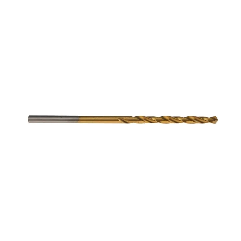 RS PRO HSS Titanium Nitride Coated Jobber Drill Bit, 53mm Overall Length, 2.2mm Shank Size, 4-Flute Spiral, Tin 213-950