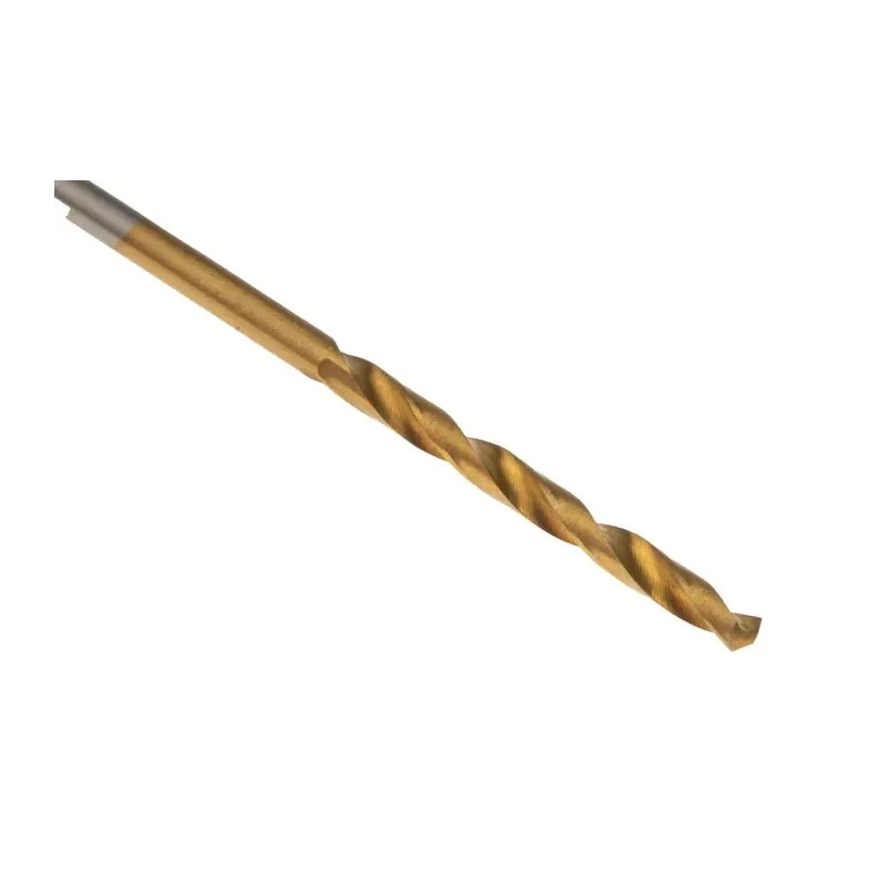 RS PRO High-Speed Steel (HSS) Jobber Drill Bit Tin Coated 2.3mm Diameter 53mm Overall Length 27mm Drilling Length 213-944