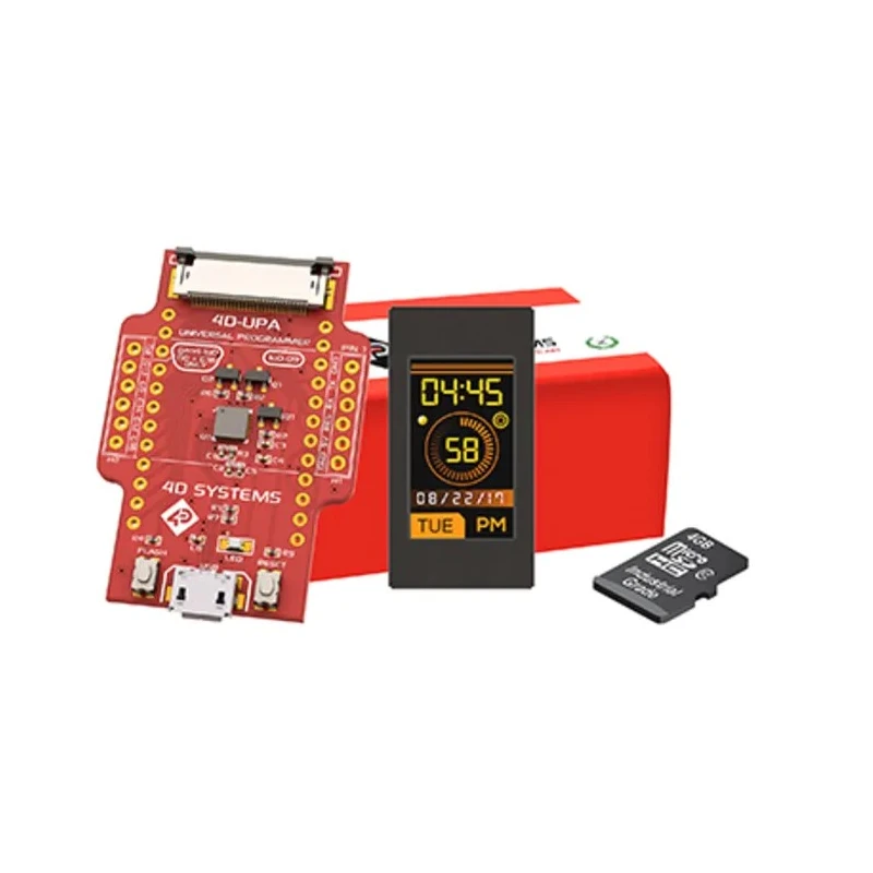 4D Systems IoD Series LCD Colour Display Starter Kit 22.86 mm, 80 x 160 Pixel SK-IoD-09TH