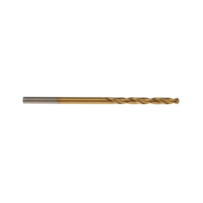 RS PRO High-Speed Steel (HSS) Titanium Nitride Coated Jobber Drill Bit 2.1mm Shank Size, 49mm Overall Length, 24mm 213-966