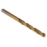 RS PRO High-Speed Steel Titanium Nitride Coated Jobber Drill Bit 8 mm Shank Size 117 mm Overall Length 10 Pcs 214-004
