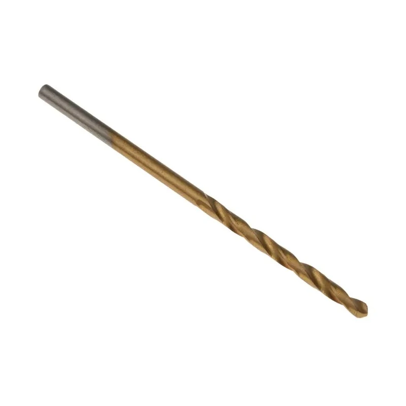 RS PRO HSS Spiral Jobber Drill Bit 1.9 mm Shank Size, 46 mm Overall Length, Tin Coated, 10 Pieces 213-972