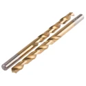 RS PRO High Speed Steel Titanium Nitride Coated Jobber Drill Bit 6.9mm Shank Size 109mm Overall Length 10 Pcs 214-183