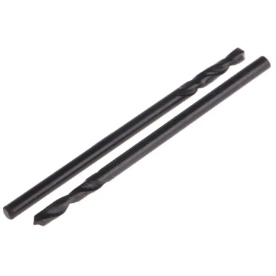 RS PRO High Speed Steel (HSS) Stub Drill Bit, 1.5 mm Diameter, 32 mm Overall Length, Plain Shank, 2 Flutes, Helical 214-751