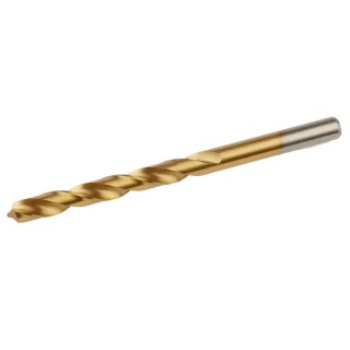 RS PRO High-Speed Steel (HSS) Spiral Flute Jobber Drill Bit, Titanium Nitride Coated, 7.5mm Diameter, 109mm Length 214-199