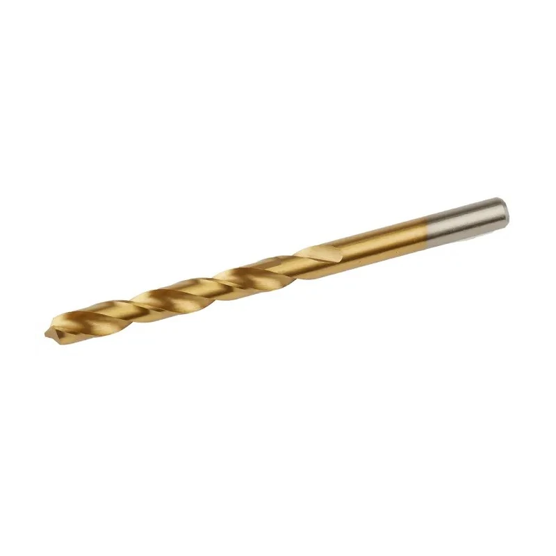 RS PRO High-Speed Steel (HSS) Spiral Flute Jobber Drill Bit, Titanium Nitride Coated, 7.5mm Diameter, 109mm Length 214-199