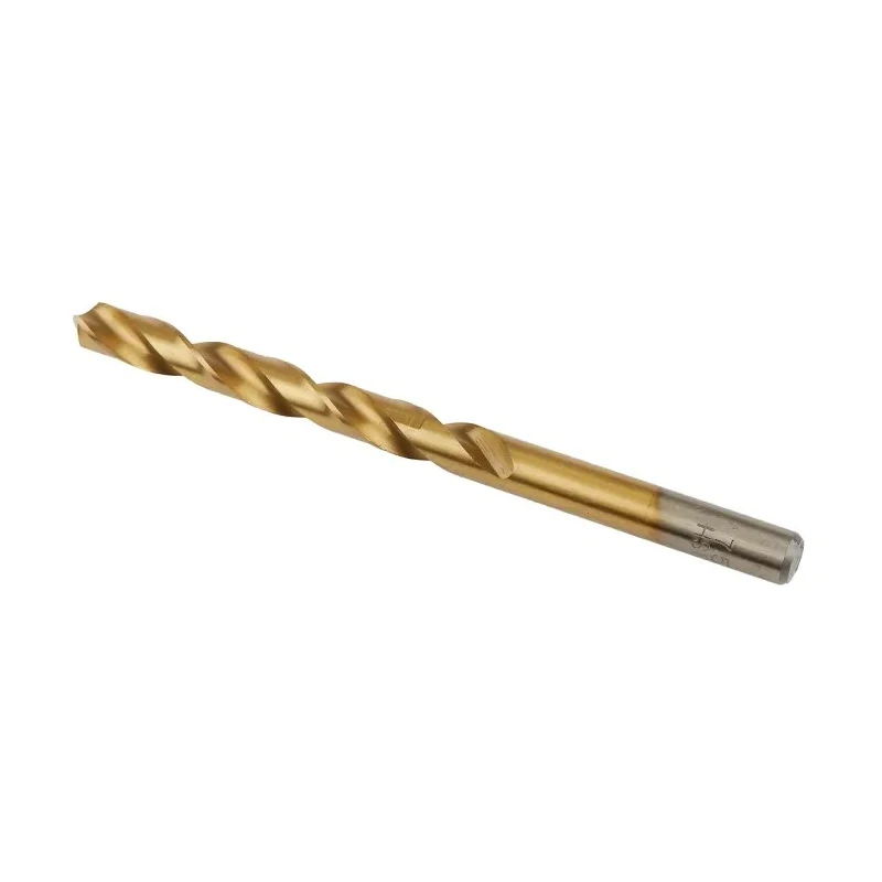 RS PRO High-Speed Steel (HSS) Spiral Flute Jobber Drill Bit, Titanium Nitride Coated, 7.5mm Diameter, 109mm Length 214-199