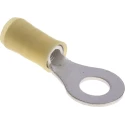 TE Connectivity PIDG Insulated Ring Terminal M6 Stud Size 12 AWG 10 AWG Wire Size Yellow 320569