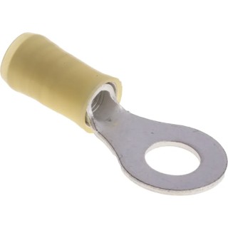 TE Connectivity PIDG Insulated Ring Terminal M6 Stud Size 12 AWG 10 AWG Wire Size Yellow 320569