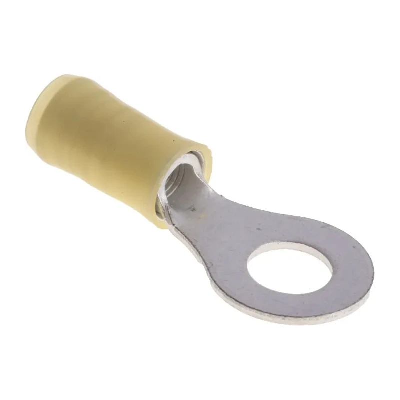 TE Connectivity PIDG Insulated Ring Terminal M6 Stud Size 12 AWG 10 AWG Wire Size Yellow 320569