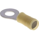 TE Connectivity PIDG Insulated Ring Terminal M6 Stud Size 12 AWG 10 AWG Wire Size Yellow 320569