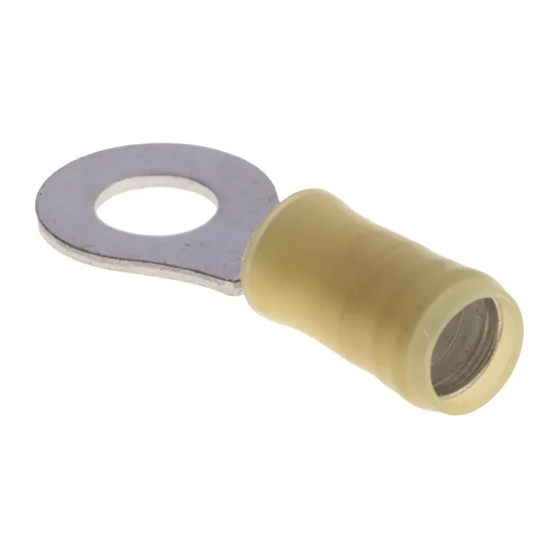 TE Connectivity PIDG Insulated Ring Terminal M6 Stud Size 12 AWG 10 AWG Wire Size Yellow 320569