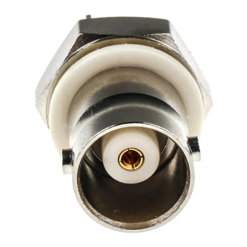 TE Connectivity BNC Series Coaxial Connector Panel Mount Female 50 Ω Straight Body Solder 1-1337452-0