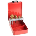 RS PRO HSS Countersink Drill Bit Set with 90° Angle, 4 Piece Set, Sizes 2-20 mm 215-467