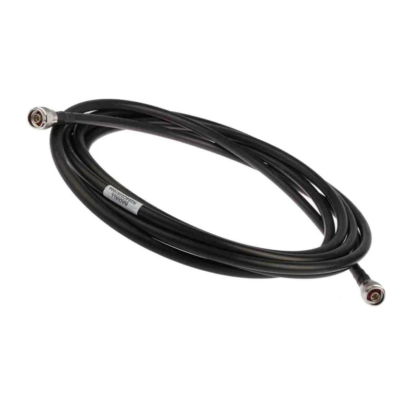 Radiall Coaxial Cable Assembly Series Coaxial Cable Male Type N to Male N Type, 5 m, 50 Ω R284C0351044