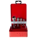 RS PRO HSS Countersink Drill Bit Set, 90° Angle, 4 Pieces, Head Diameters 2 mm to 20 mm 215-518