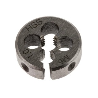 RS PRO Threading Die M6, High Speed Steel, 0.8125 in Outside Diameter 215-596