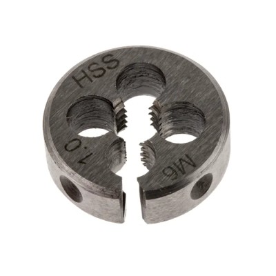 RS PRO Threading Die M6, High Speed Steel, 0.8125 in Outside Diameter 215-596