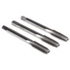 RS PRO Tap Set M8 Thread Metric Standard Hand Tap 3 Pieces HSS Straight Flute Right Hand 6.3mm Shank Diameter 72mm 215-568