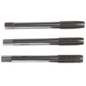 RS PRO Tap Set M8 Thread Metric Standard Hand Tap 3 Pieces HSS Straight Flute Right Hand 6.3mm Shank Diameter 72mm 215-568