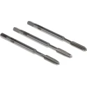 RS PRO Metric Standard M3 Thread Hand Tap Set, Straight Flute, HSS, ISO Taps, 3 Pieces 215-552