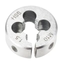 RS PRO Threading Die M10, 1 in Outside Diameter, High Speed Steel, Metric Coarse Thread Standard 215-619