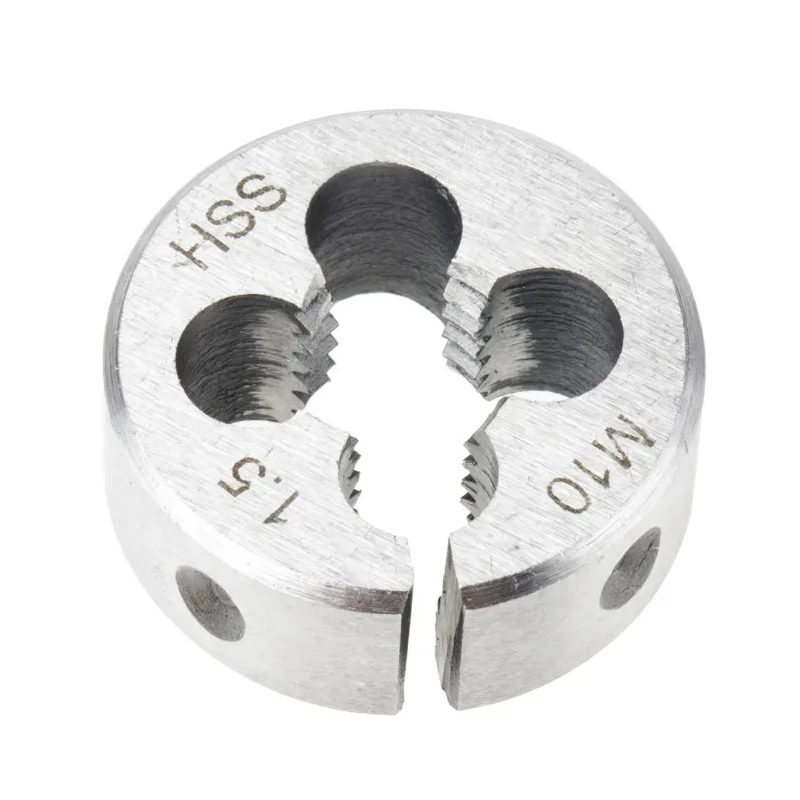 RS PRO Threading Die M10, 1 in Outside Diameter, High Speed Steel, Metric Coarse Thread Standard 215-619