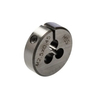 RS PRO Threading Die M2.5 x 0.45 mm Pitch High Speed Steel HSS DIN ISO Standard 0.8125 in OD 215-669