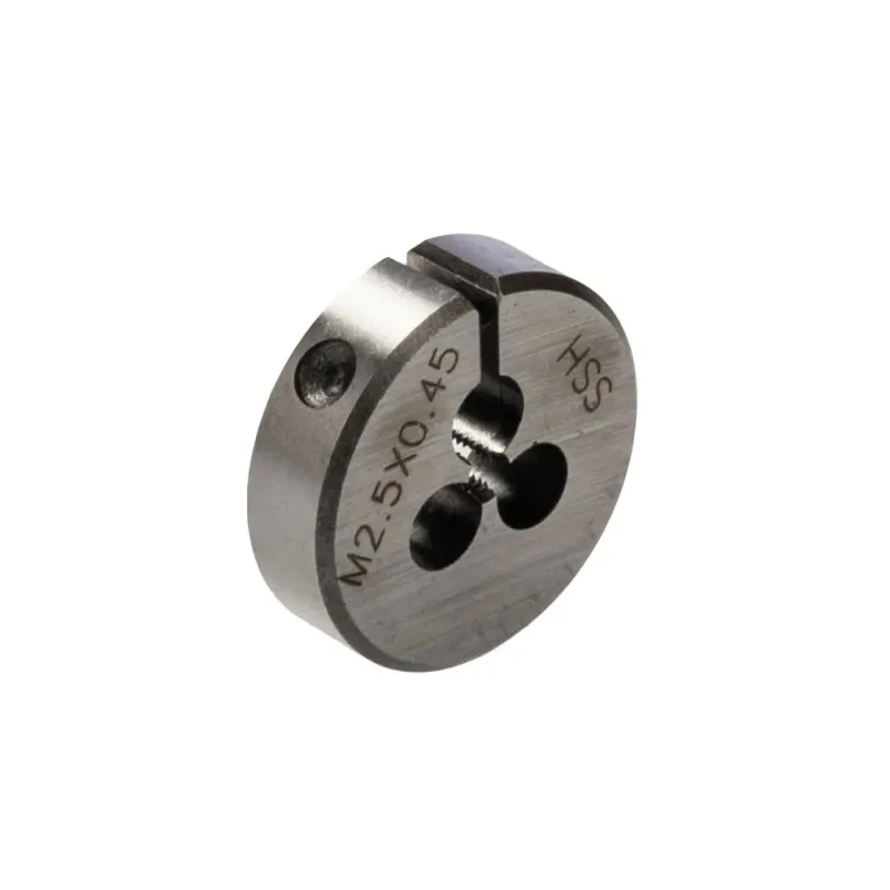 RS PRO Threading Die M2.5 x 0.45 mm Pitch High Speed Steel HSS DIN ISO Standard 0.8125 in OD 215-669