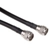 Radiall Coaxial Cable Assembly Male Type N to Male N Type, 1 m Length, 50 Ω Characteristic Impedance R284C0351041