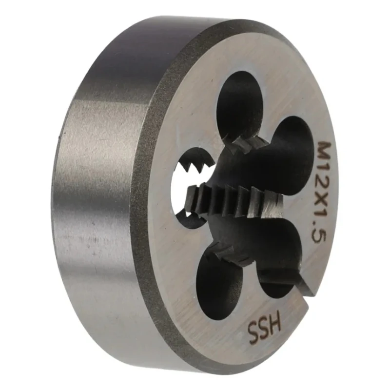 RS PRO High-Speed Steel (HSS) Threading Die M12 x 1.5 mm, 1.31 in Outside Diameter 215-754