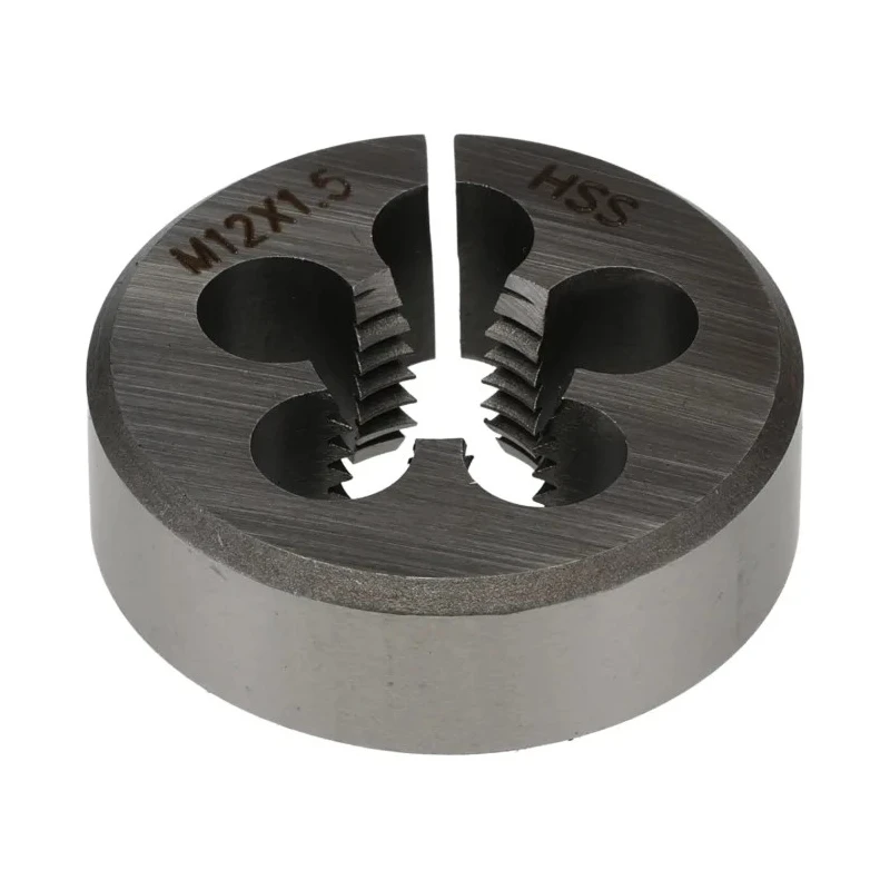 RS PRO High-Speed Steel (HSS) Threading Die M12 x 1.5 mm, 1.31 in Outside Diameter 215-754
