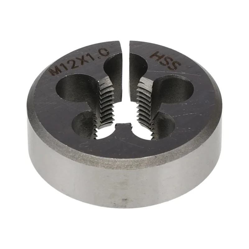 RS PRO Threading Die M12 x 1 mm Pitch, 1.31 in Outside Diameter HSS Precision Split Form Die 215-732