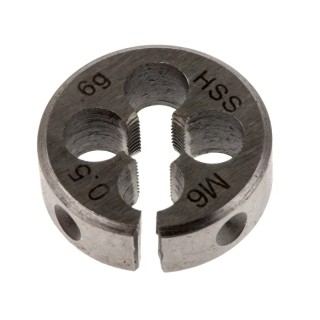 RS PRO Threading Die M6 x 0.5 mm, 0.8125 in Outside Diameter HSS 215-798