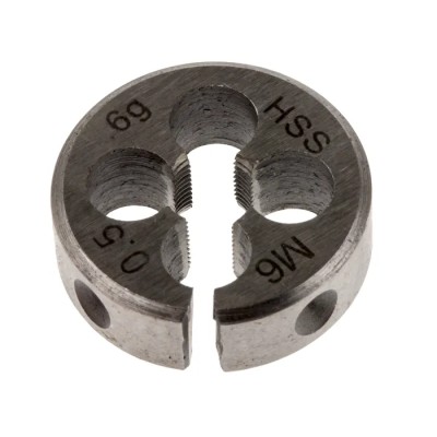 RS PRO Threading Die M6 x 0.5 mm, 0.8125 in Outside Diameter HSS 215-798