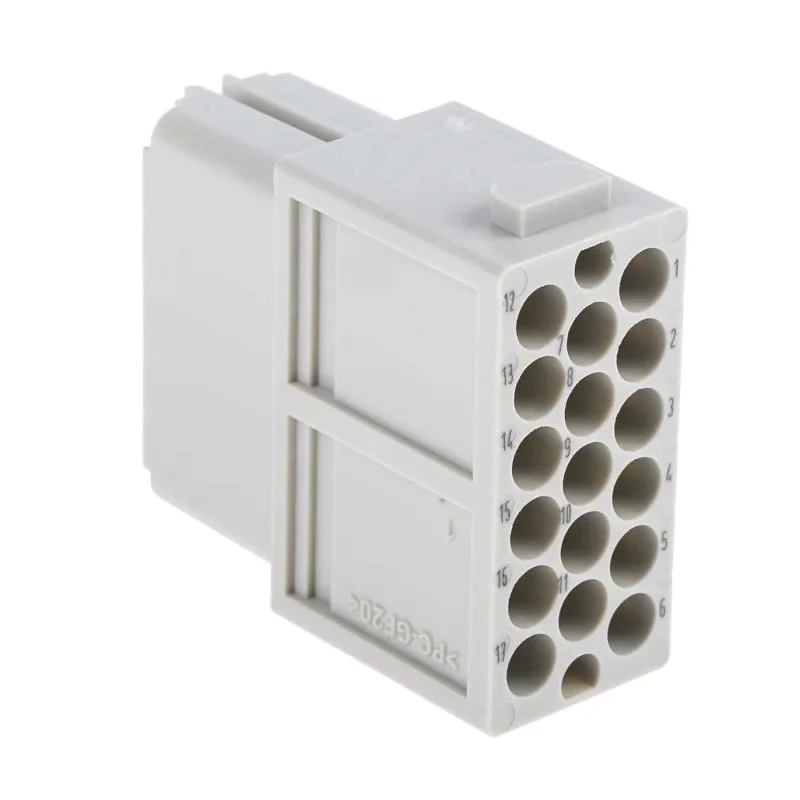 HARTING Heavy Duty Power Connector Module HAN Modular Series 10A 160V Cable Mount Female 17 Contacts 09140173101