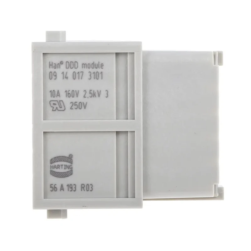 HARTING Heavy Duty Power Connector Module HAN Modular Series 10A 160V Cable Mount Female 17 Contacts 09140173101