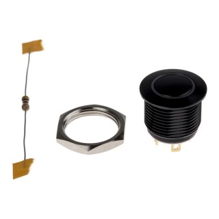 KNITTER-SWITCH MAV Series Illuminated Vandal Proof Momentary Push Button Switch 16 mm Panel Cutout SPST MAV16CBRE-5-JR-12V