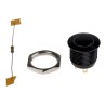 KNITTER-SWITCH MAV Series Illuminated Vandal Proof Momentary Push Button Switch 16 mm Panel Cutout SPST MAV16CBRE-5-JR-12V