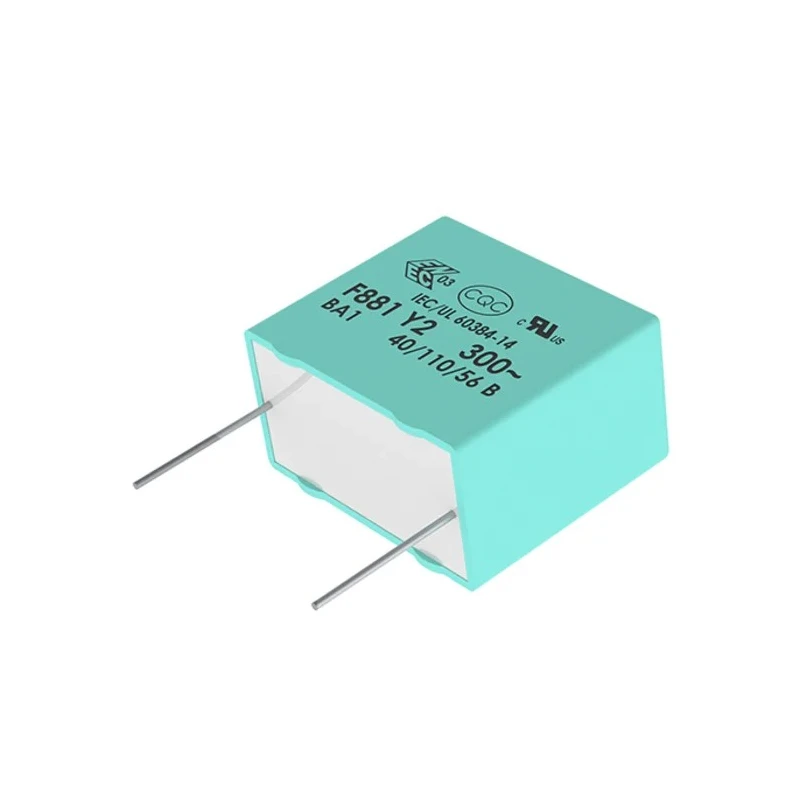 KEMET R46 Film Capacitor X2, ±20 %, 150 nF, 275 V dc, 275 V ac, Radial Terminal, 2-Pin, Through Hole Mount R46KI315040P0M