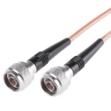 Radiall Coaxial Cable Assembly with Male Type N to Male N Connectors 1 m 50 Ω R284C0351034